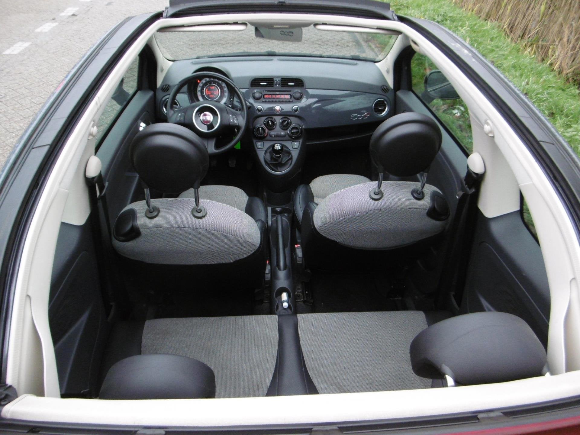 Fiat 500 C Cabrio 0.9 TwinAir Turbo S Lounge PDC 99.000km 2e, Gebruikt, Cabriolet, Origineel Nederlands, Bedrijf