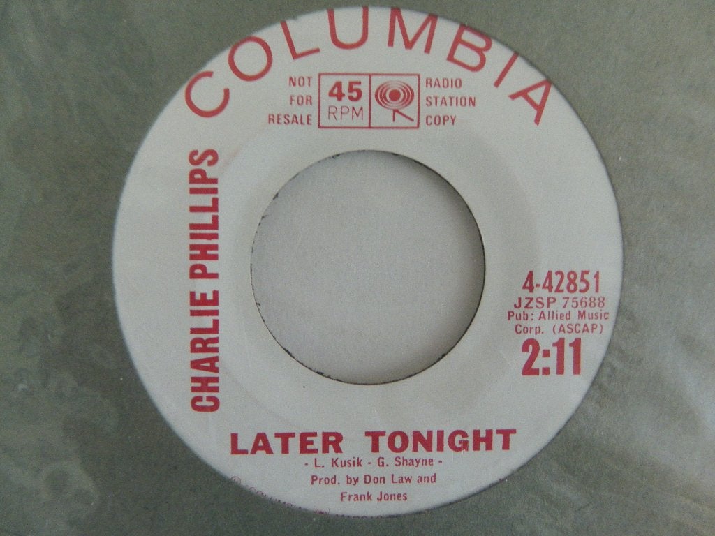 Single Charlie Phillips - This Is The House - Promo, 7 inch, Ophalen of Verzenden, Zo goed als nieuw, Country en Western