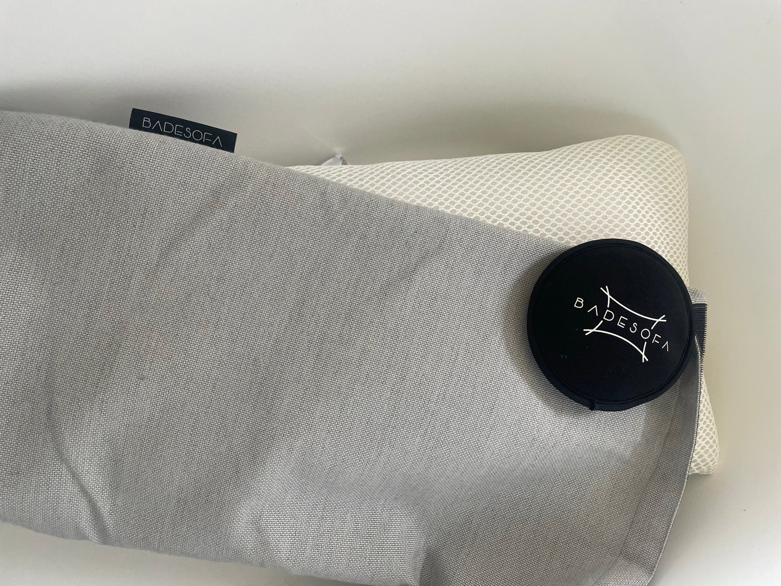 Badesofa Badkussen - Grijs, Huis en Inrichting, Ophalen, Overige merken, Overige typen, Zo goed als nieuw