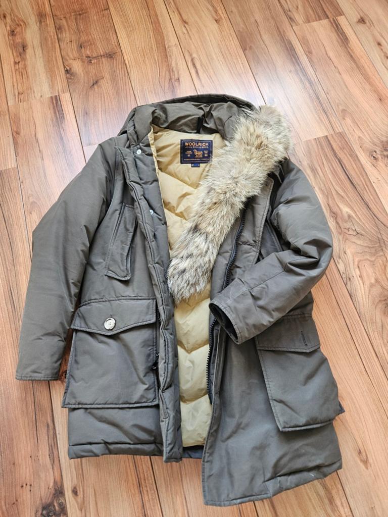 Woolrich jas maat M met bontkraag, Ophalen of Verzenden, Gedragen