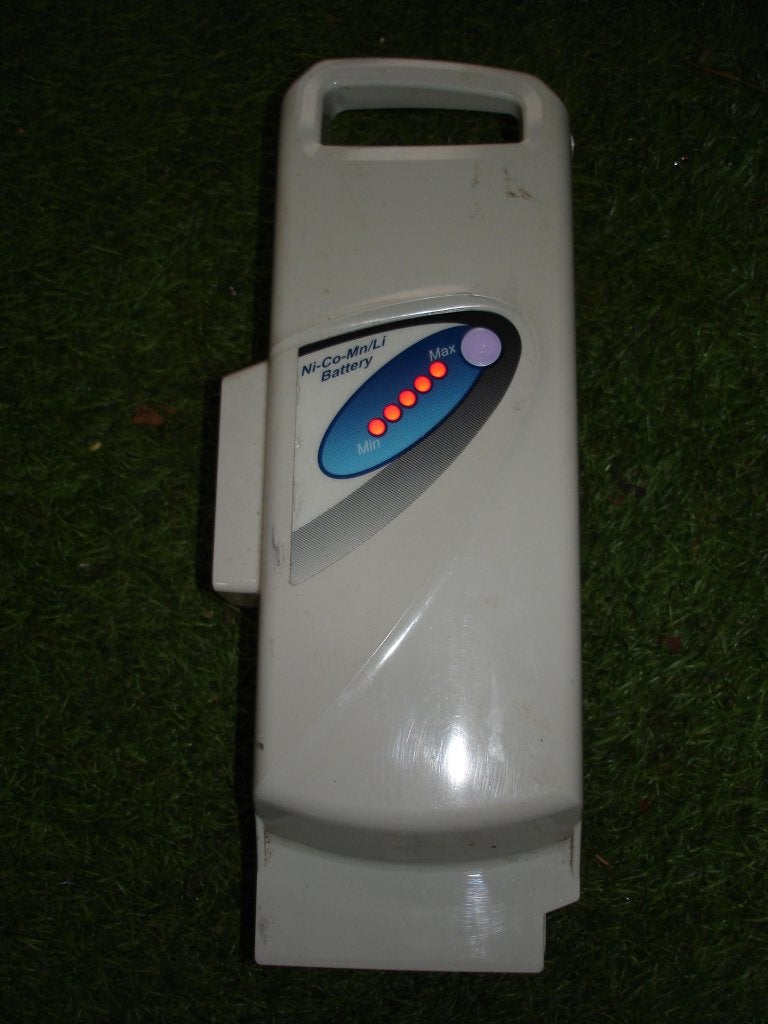 Fiets accu Flyer 26V 8A NKY314B2, Ophalen, Gebruikt