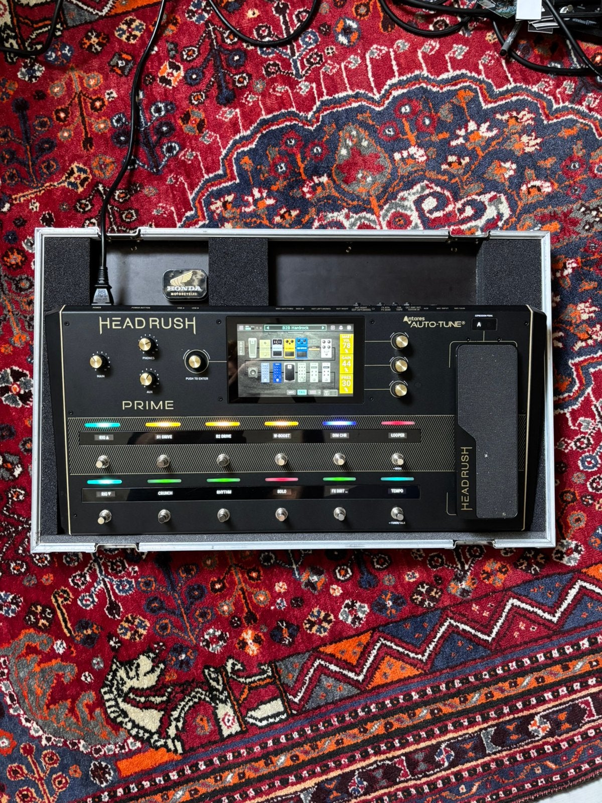 Headrush Prime Multi-FX incl. custom flightcase! Z.G.A.N., Ophalen of Verzenden, Zo goed als nieuw, Multi-effect