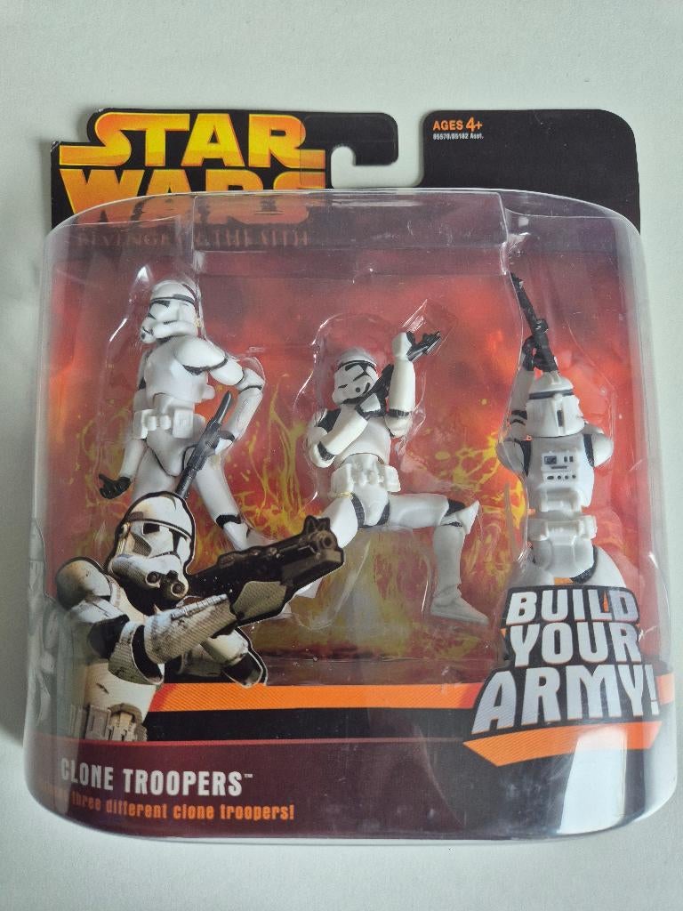 Star Wars ROTS Deluxe Clone Trooper Army, Ophalen of Verzenden, Nieuw, Actiefiguurtje