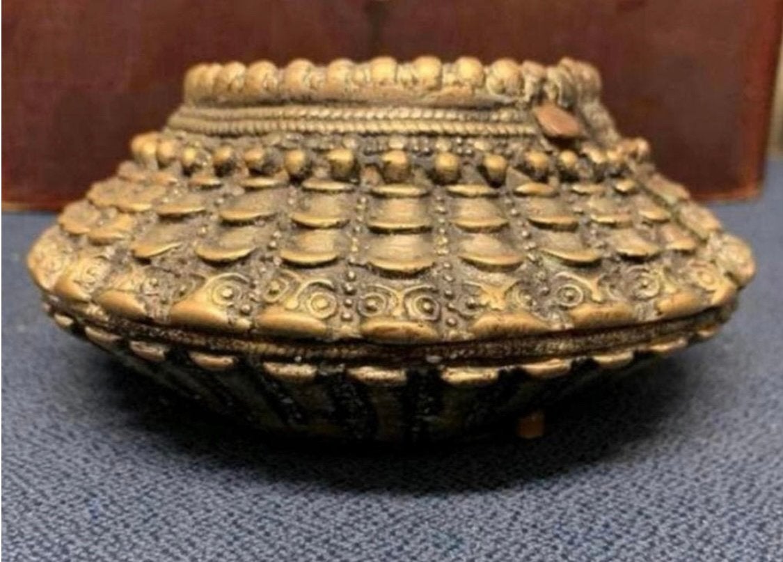 Antieke bronzen armband slaven armband Indian Dhokra Damor, Sieraden, Tassen en Uiterlijk, Ophalen of Verzenden