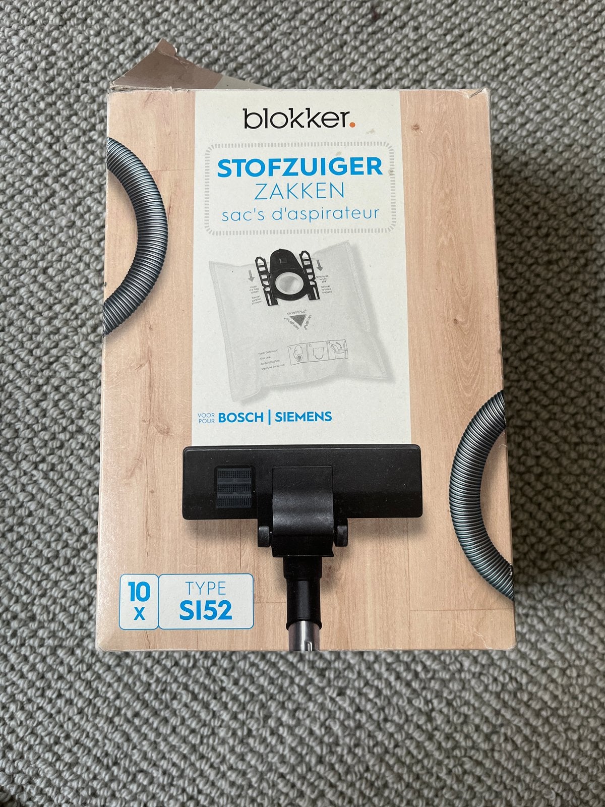 Blokker Stofzuigerzakken Type S152 - Bosch/Siemens (8 stuks), Witgoed en Apparatuur, Stofzak, Bosch, Overige typen, Nieuw