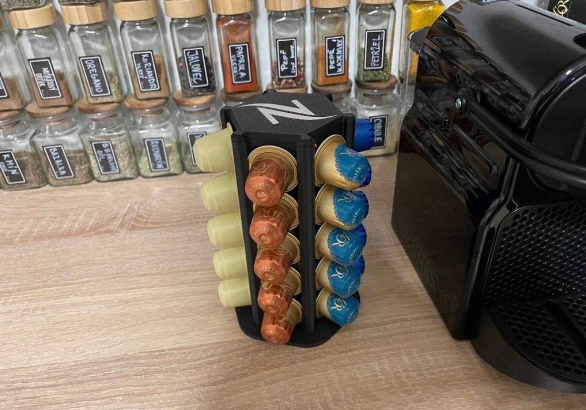 Nespresso koffie cups houder met centraal compartiment, Diversen, Levensmiddelen, Ophalen of Verzenden
