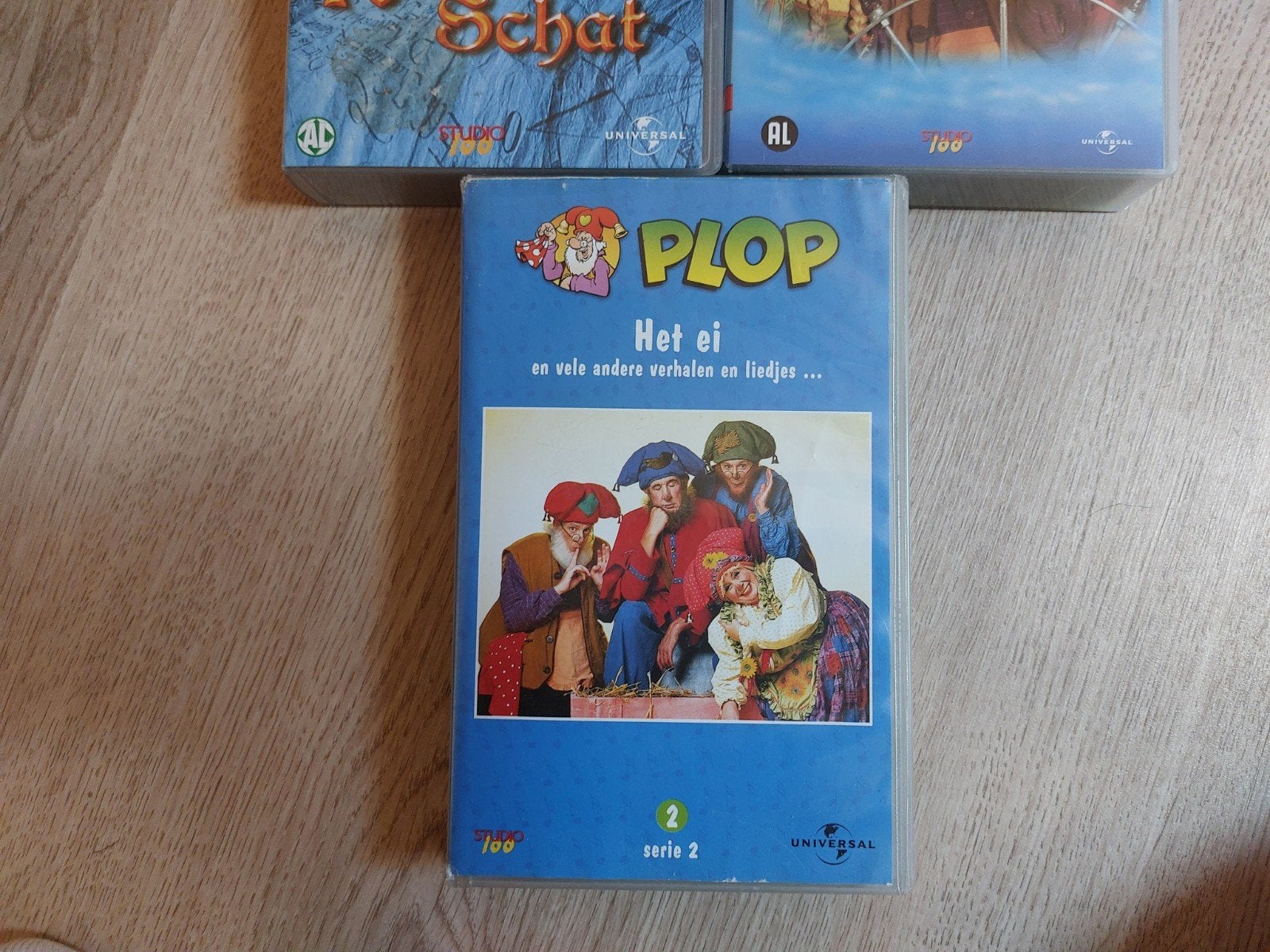 3x kabouter Plop videoband, Cd's en Dvd's, VHS | Kinderen en Jeugd, Ophalen of Verzenden