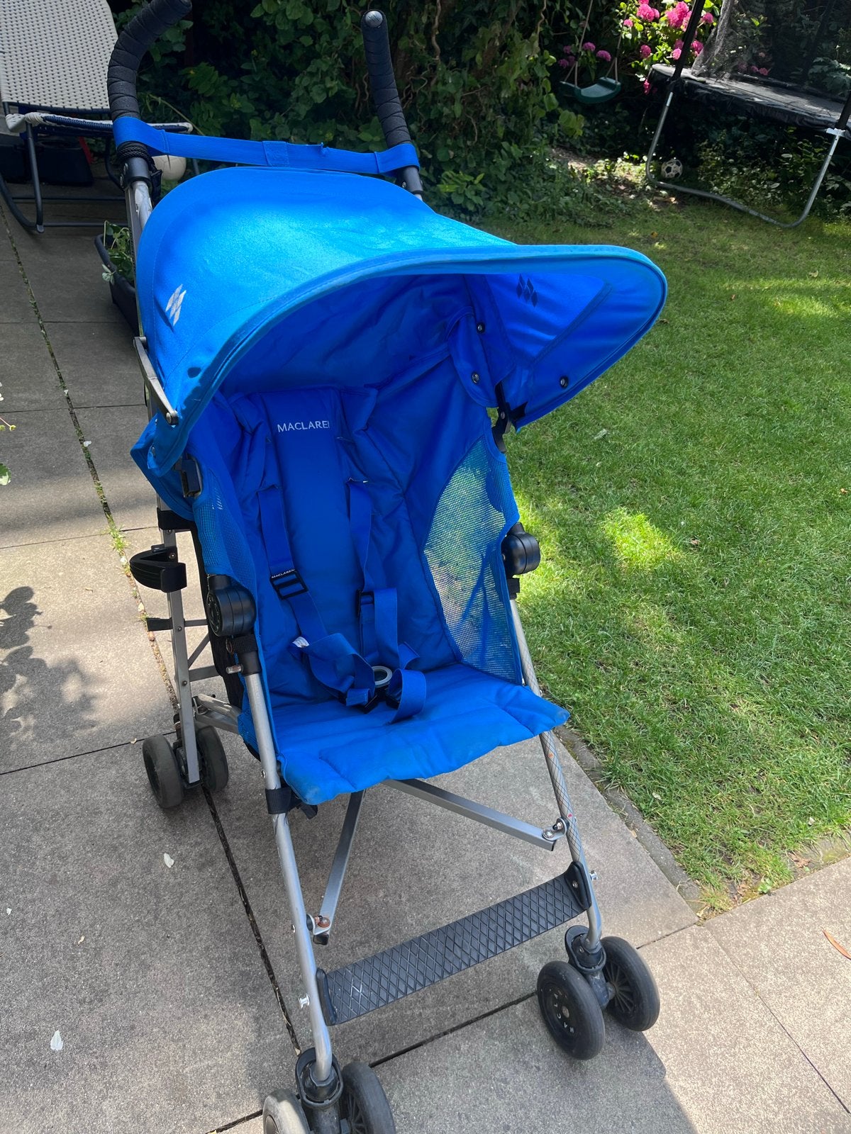 Maclaren buggy blauw - Gebruikt, Ophalen, Gebruikt, Maclaren, Verstelbare rugleuning