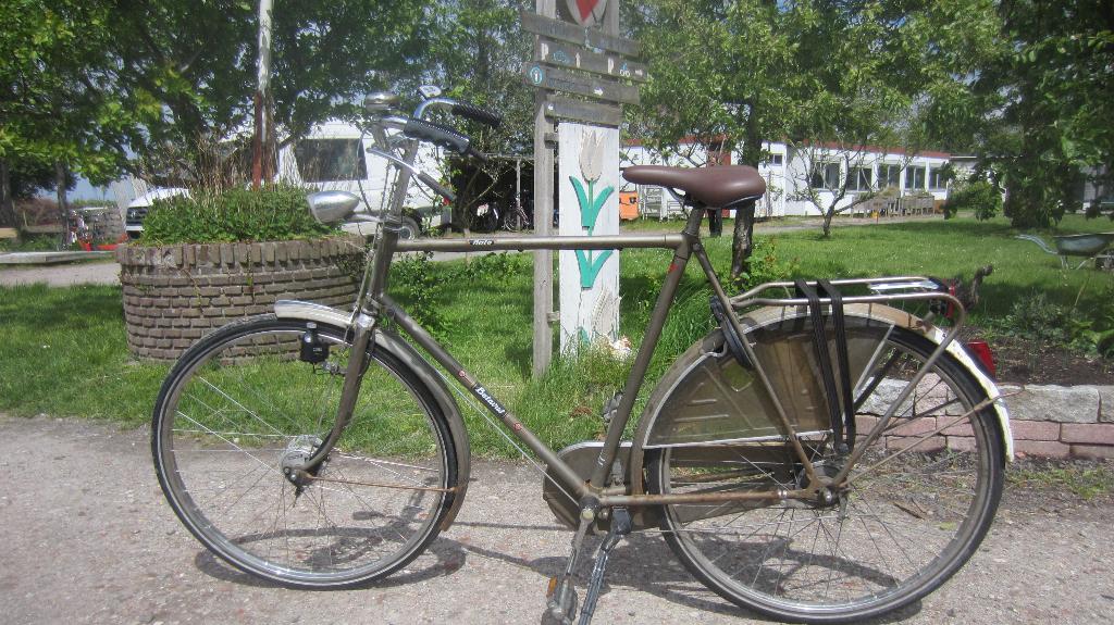 Batavus Knijpstangremmen met Slot,  Werkend Licht, Origineel, Ophalen, Gebruikt, Industrieweg 4, 8444 AR Heerenveen., Batavus