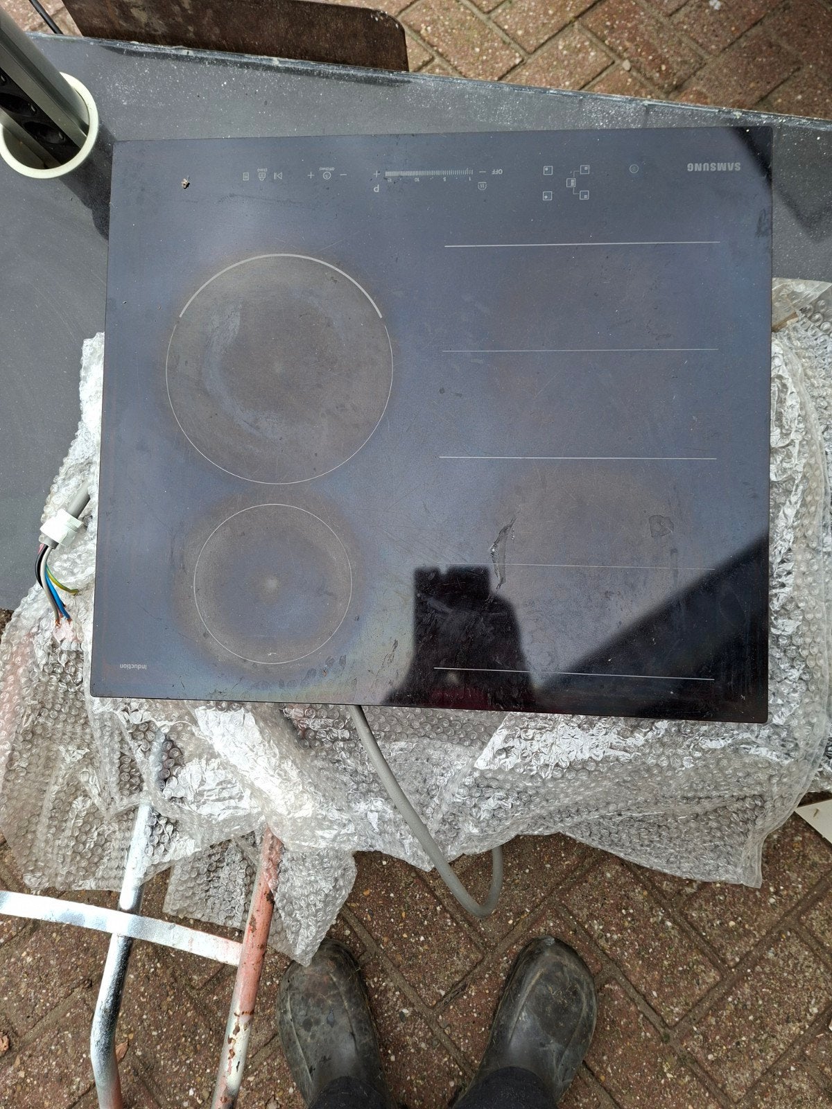 Samsung Inductiekookplaat - Gebruikt, Ophalen, Gebruikt, 3 kookzones of minder, Inbouw