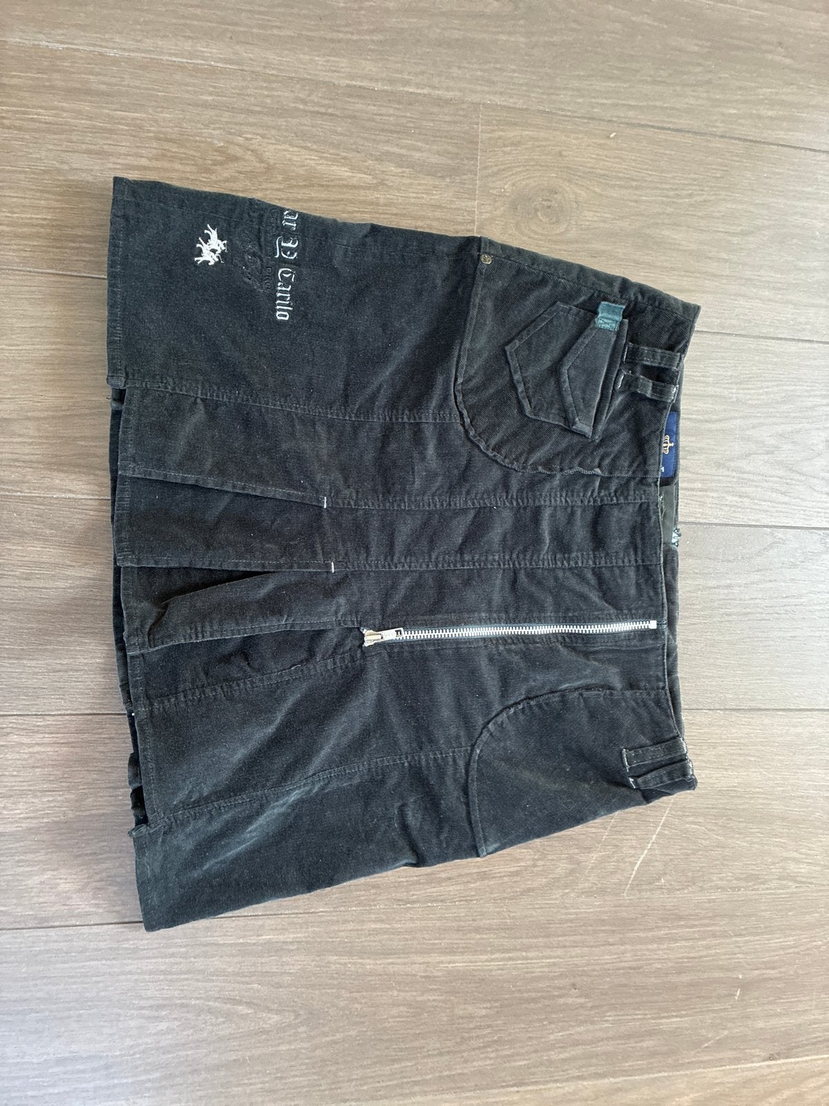 L'Argentina ribfluwelen rokje, z.g.a.n. maat 38, Kleding | Dames, Maat 38/40 (M), Zwart, Ophalen of Verzenden, Zo goed als nieuw
