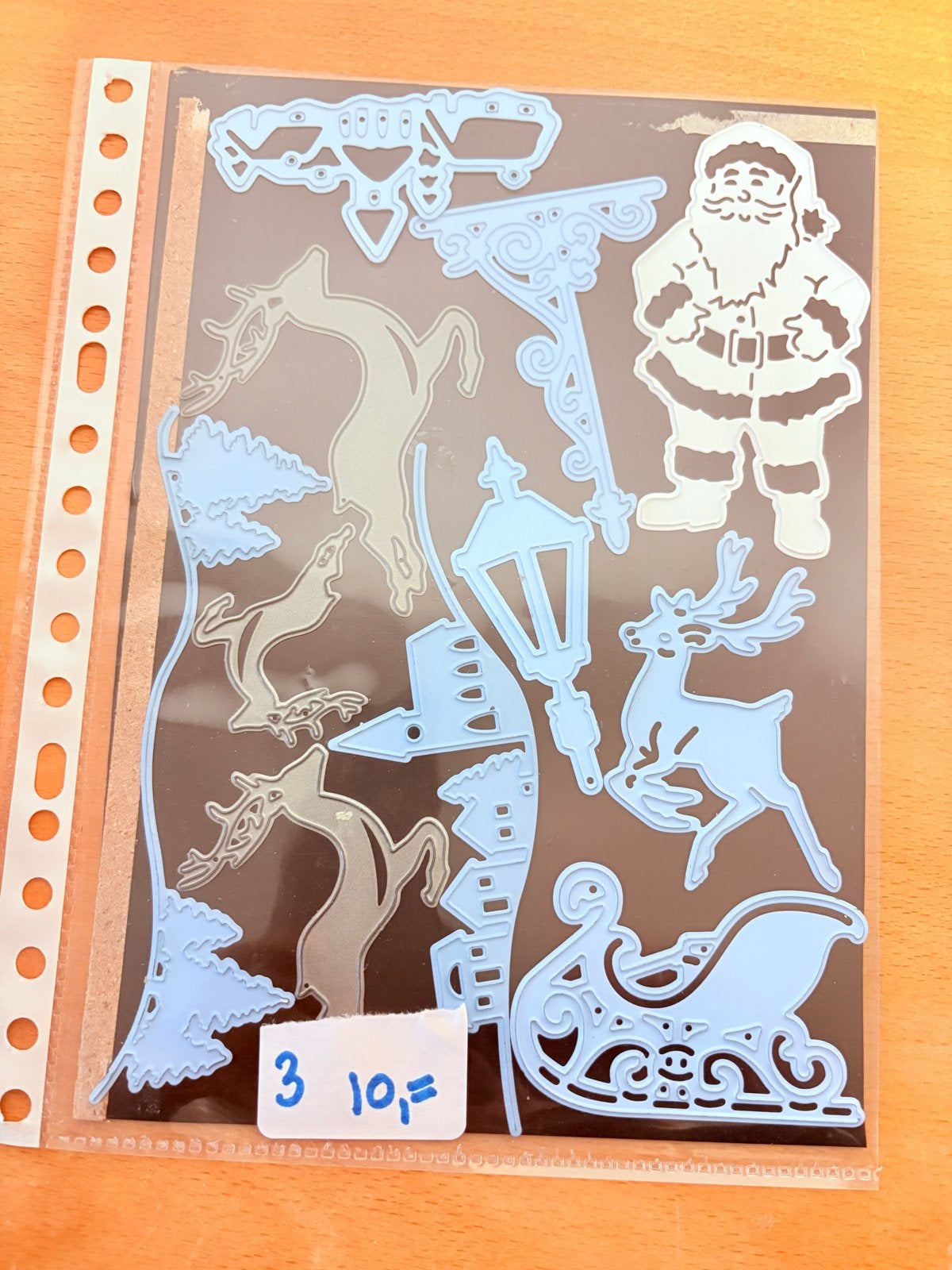 embossing mallen kerst. wordt verkocht zoals op de foto ., Ophalen of Verzenden, Zo goed als nieuw