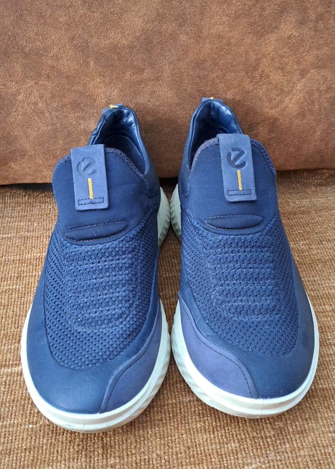Ecco instappers donkerblauw maat 42, Loafers, Ecco, Blauw, Ophalen of Verzenden