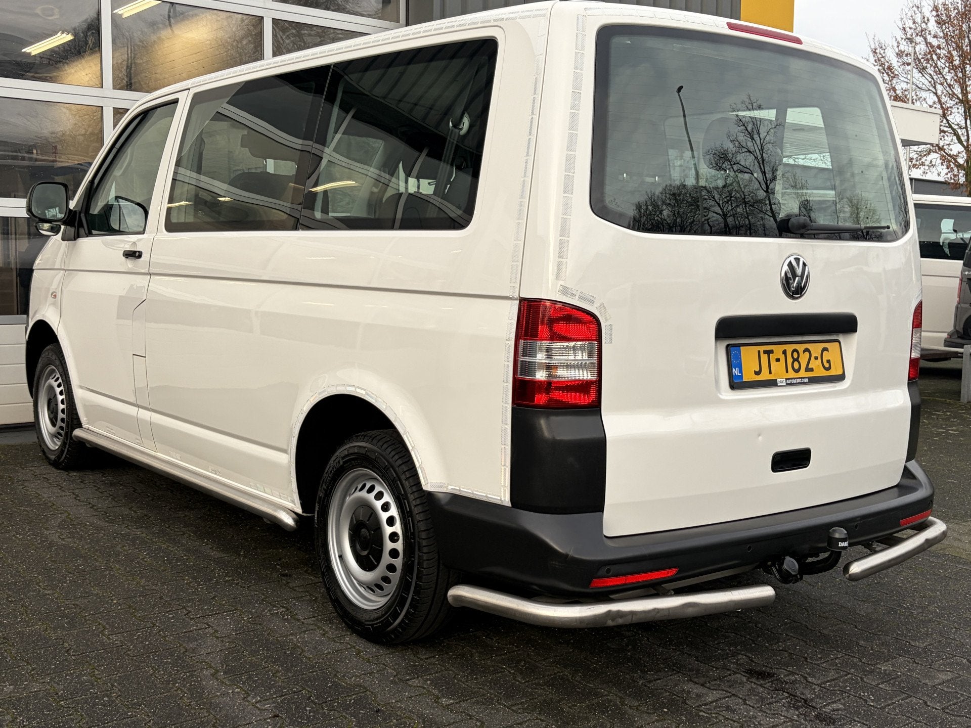 Volkswagen Transporter Kombi 2.0 TDI L1H1 140pk DSG Automaat, Auto's, Volkswagen, Euro 5, Stof, Gebruikt, Zwart