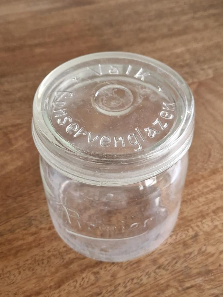 Vintage Valk Premier inmaakglas conservenglas met deksel, Ophalen of Verzenden