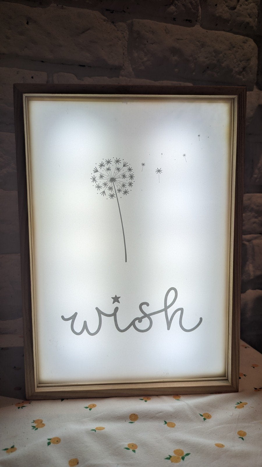 Houten Poster Light Box, Beige, Ophalen of Verzenden, Zo goed als nieuw, Fotolijst