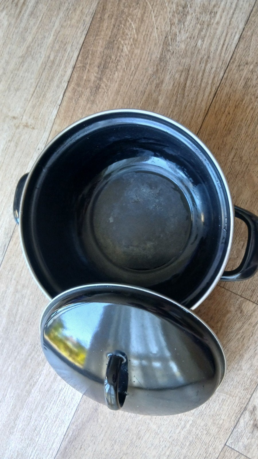 Braadpan, Ophalen of Verzenden, Gebruikt, Emaille