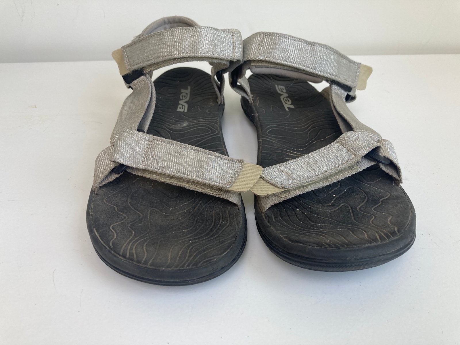 Teva sandalen maat 36 - comfortabel en gedragen, Ophalen of Verzenden, Gedragen, Grijs, Sandalen of Muiltjes