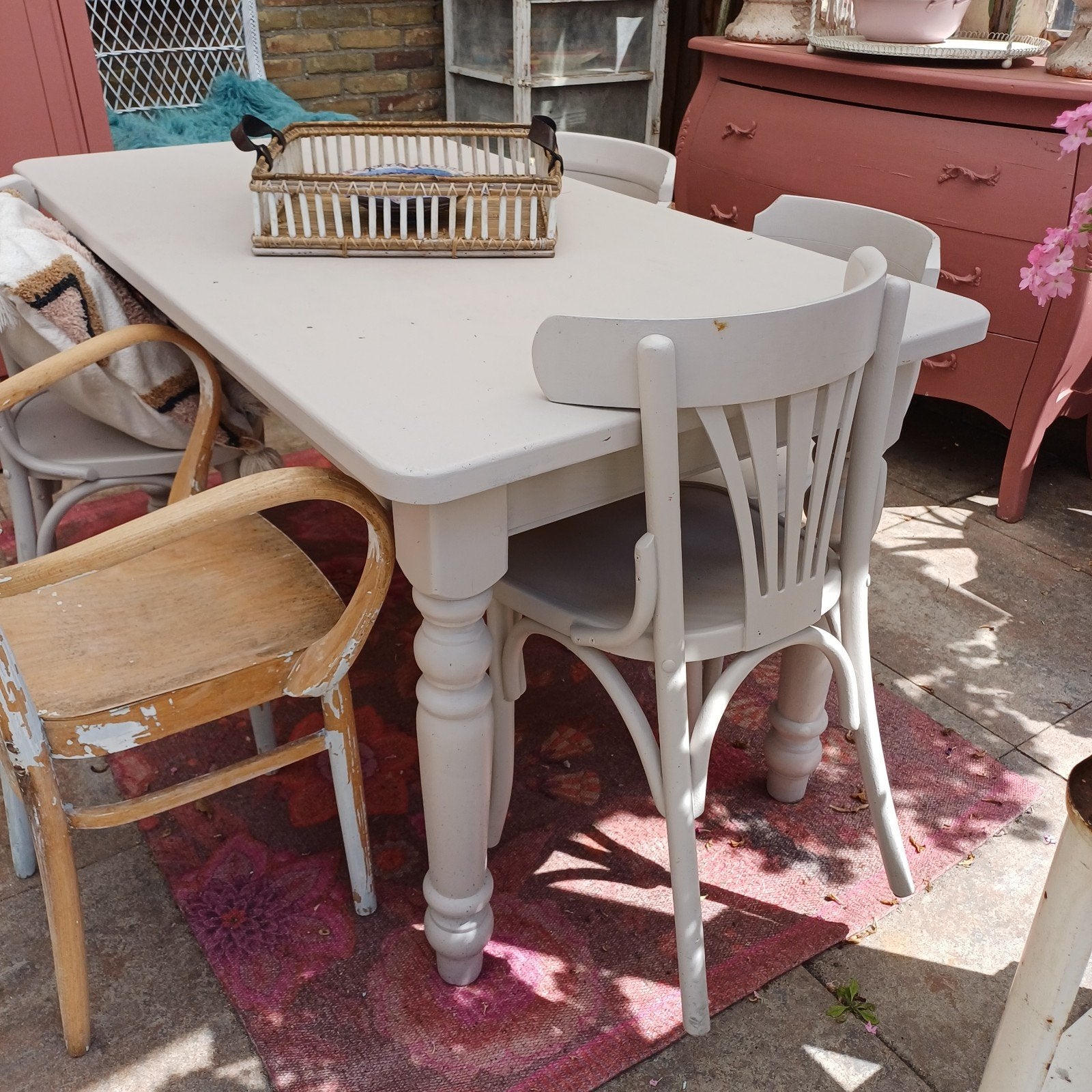 Mooie oude boeren tafel, Ophalen