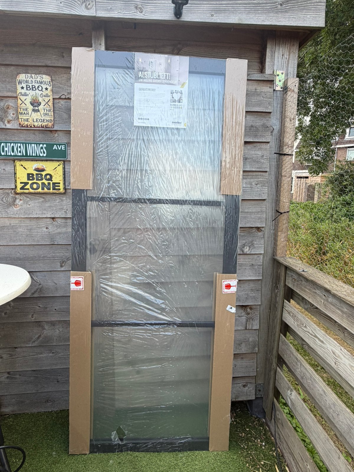 Nieuwe zwarte Svedex binnendeur, Ophalen, 215 cm of meer, Binnendeur, Nieuw