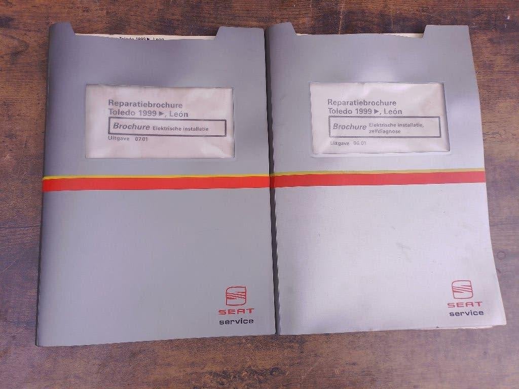 Seat Leon dealer werkplaatsboeken Elektrische installatie, Boeken, Ophalen of Verzenden, Zo goed als nieuw, Overige merken