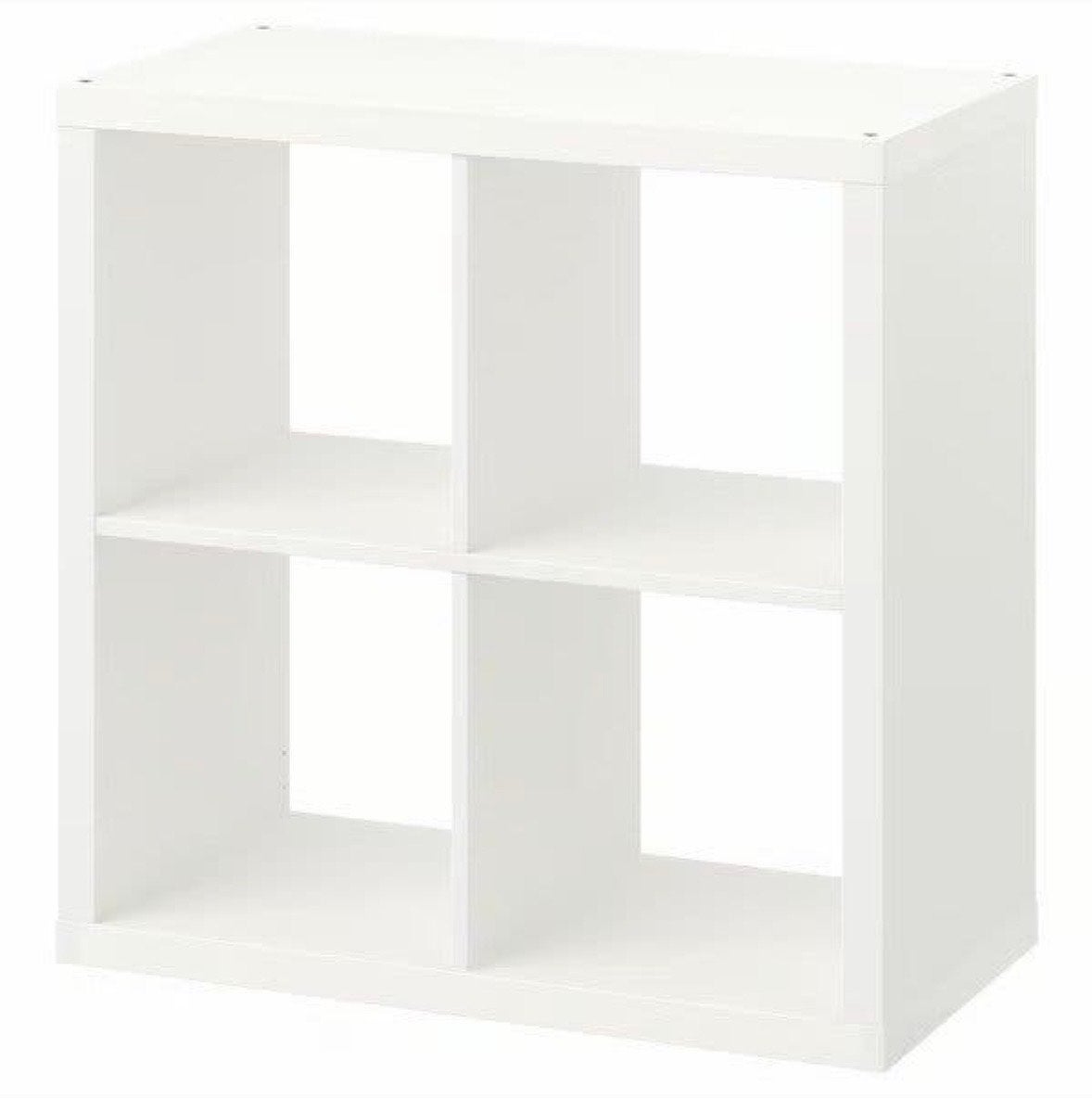 IKEA Kallax Kast 2x2 vakken wit - 4 stuks beschikbaar, Ophalen, Met plank(en), Gebruikt, 50 tot 100 cm