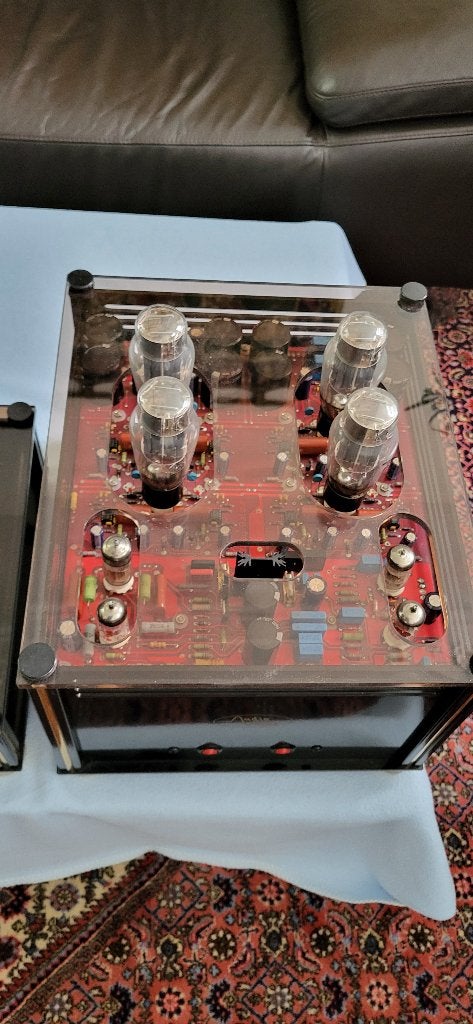 Exclusiv AUDIO VALVE monoblokken + pre amplifier, Ophalen, Versterker