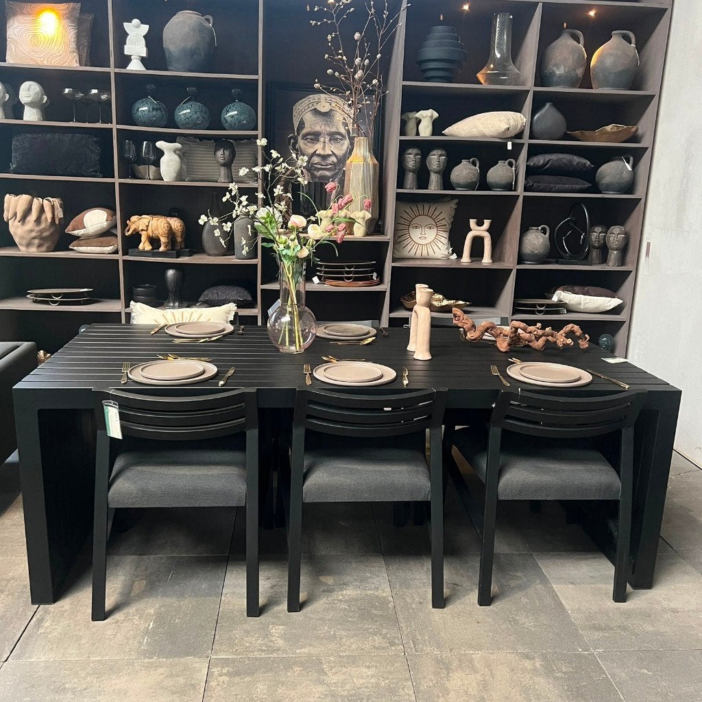 Blaze Tuinset | Showroommodel, Ophalen, Gebruikt, 6 zitplaatsen, Aluminium