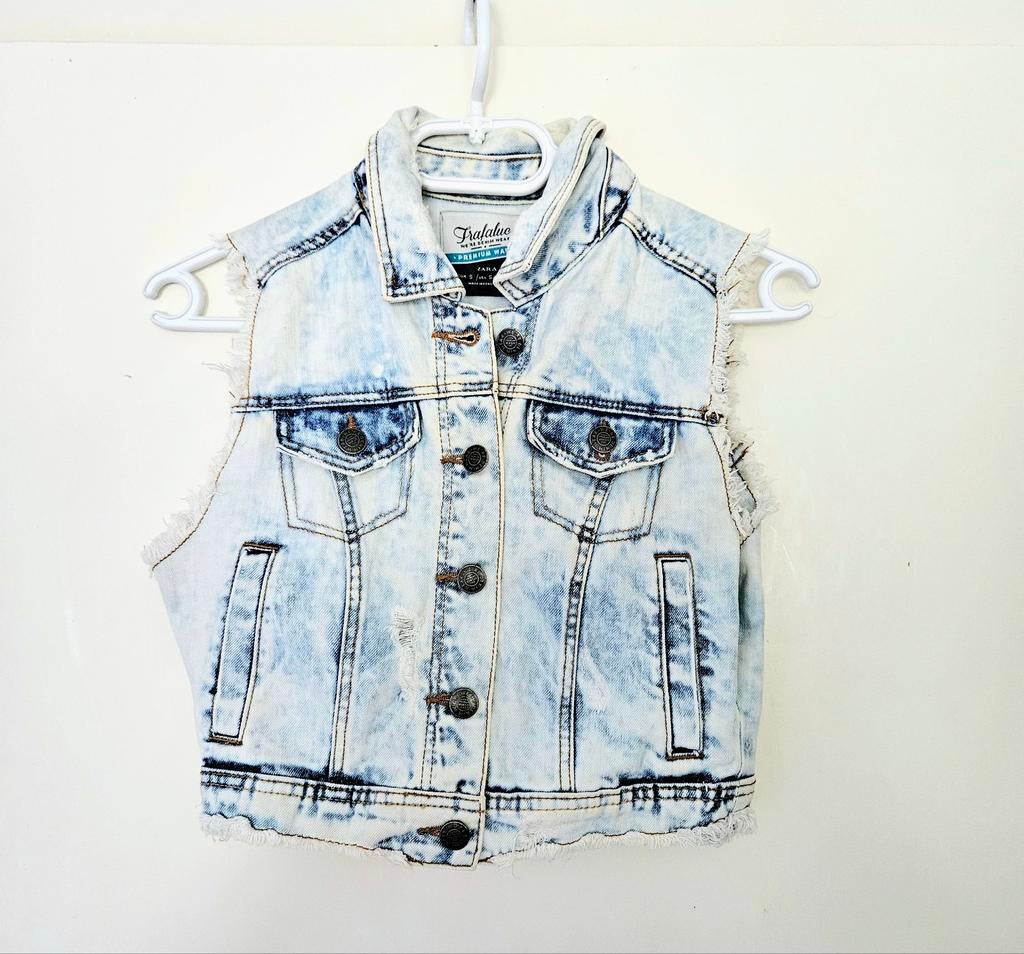 Nieuw spijker/denim gilet Zara, Kleding | Dames, Blauw, Zara, Nieuw, Ophalen of Verzenden