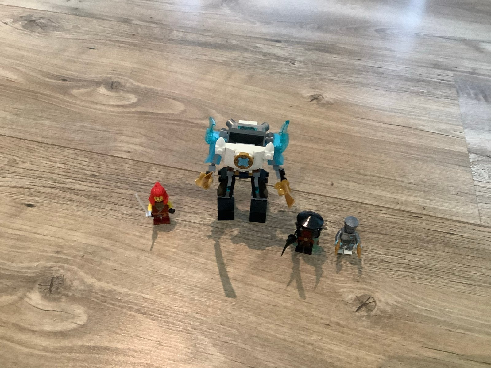 Lego Ninjago Mech met 3 Minifiguren, Inclusief minifiguren, Gebruikt, Lego, Ophalen of Verzenden