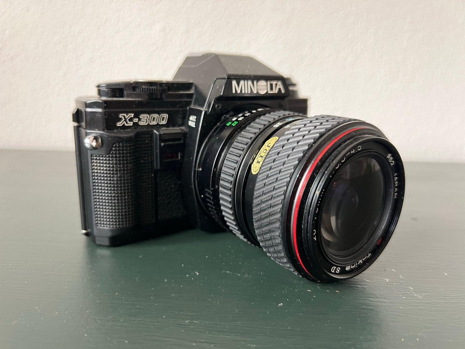 Minolta X-300 Spiegelreflexcamera met Tokina 28-70mm lens, Ophalen of Verzenden, Gebruikt, Spiegelreflex, Minolta
