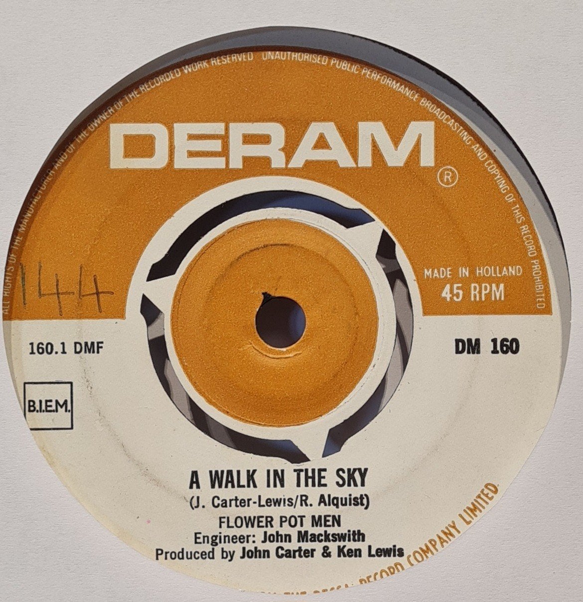 FLOWER POT MEN - A WALK IN THE SKY, Ophalen of Verzenden, Gebruikt, Pop