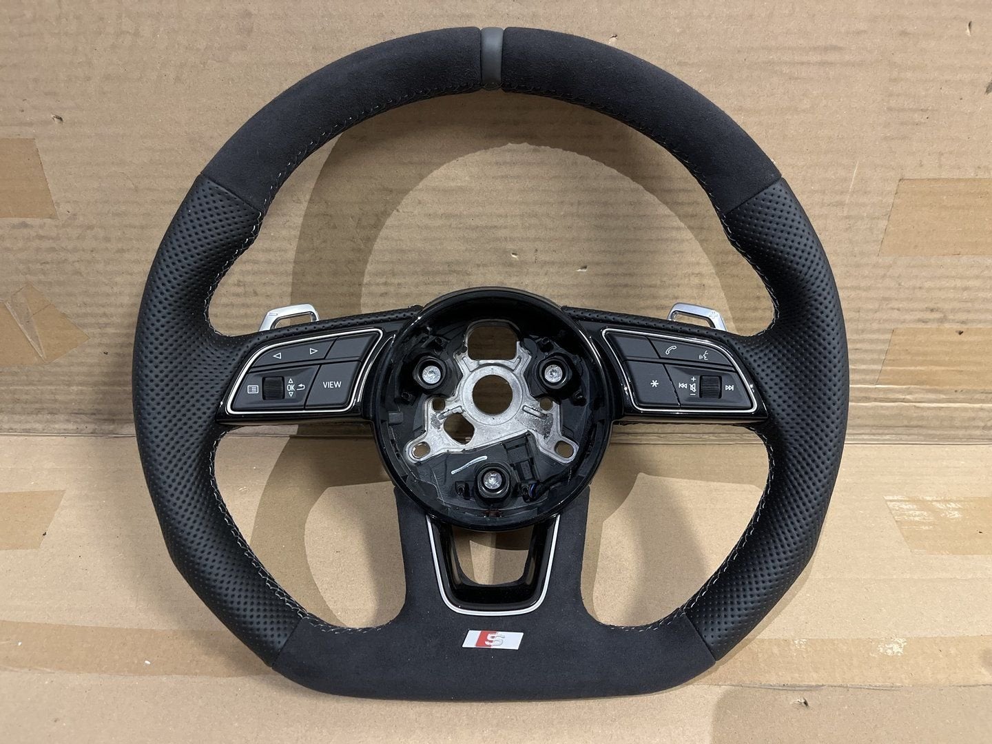 Audi a3 a4 a5 stuur stuurwiel Alcantara leer, Gebruikt, -, -, -