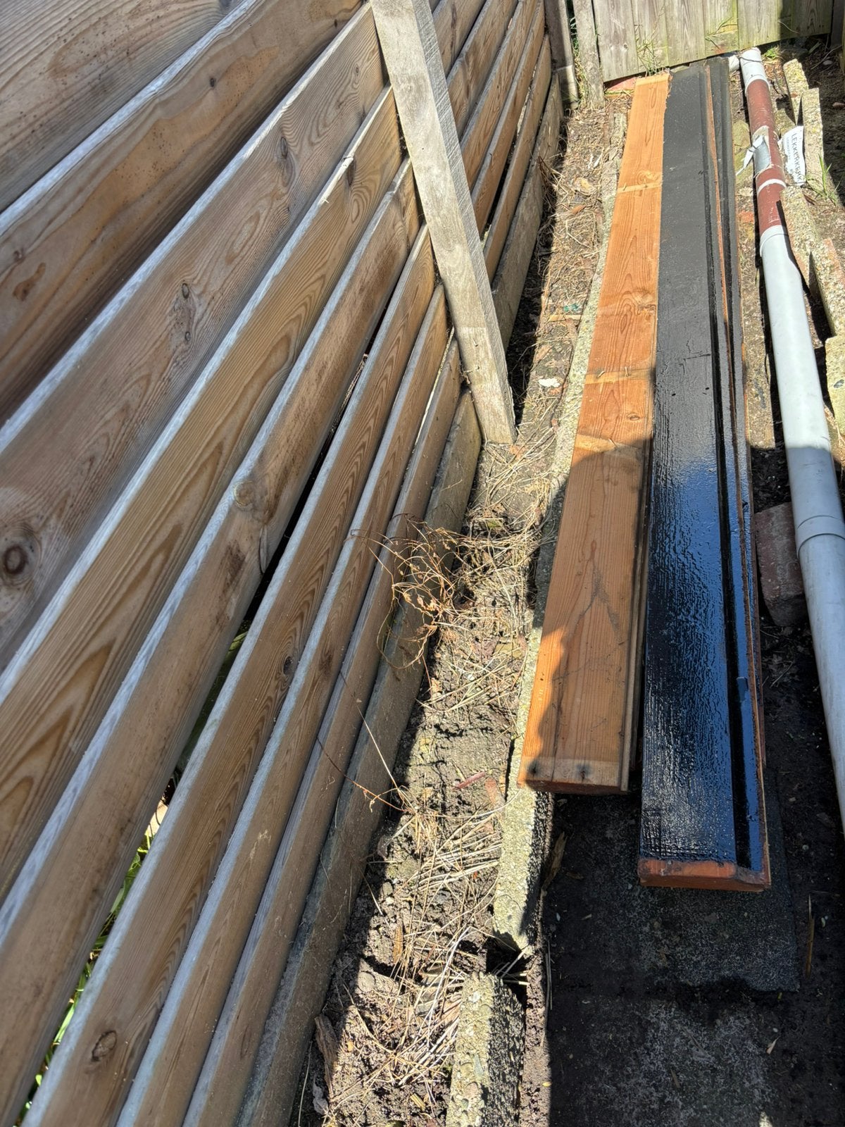blokhut profielen, Tuin en Terras, Ophalen, Gebruikt, 250 cm of meer, Planken