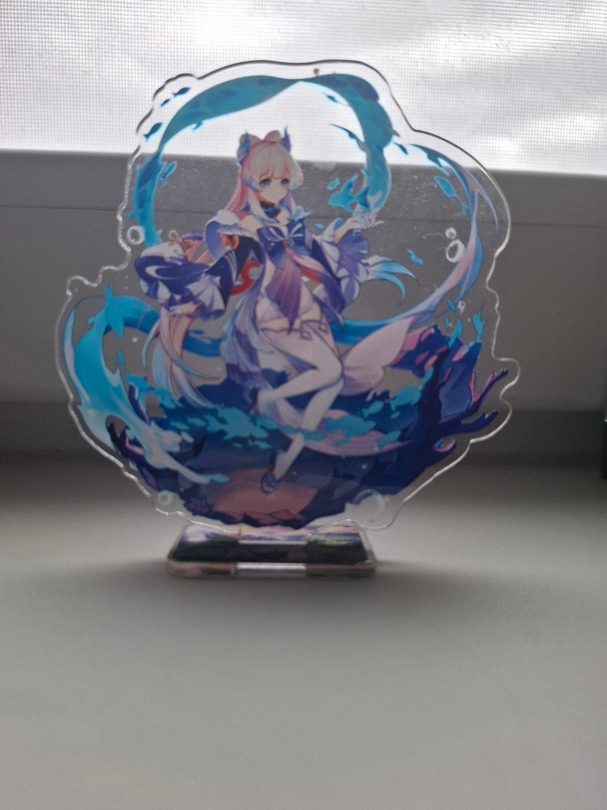 Kokomi sangonomiya genshin impact acrylic figuur, Ophalen of Verzenden, Zo goed als nieuw