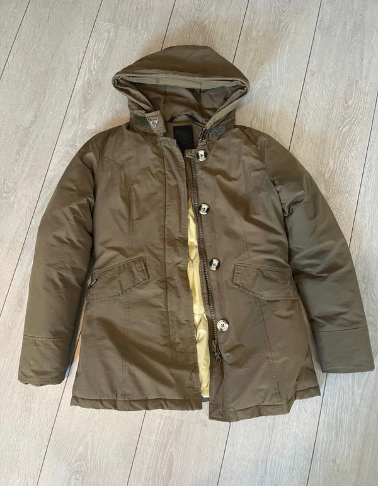 Airforce winterjas maat XS, Kleding | Dames, Jassen | Winter, Ophalen of Verzenden, Gedragen, Maat 34 (XS) of kleiner, Groen