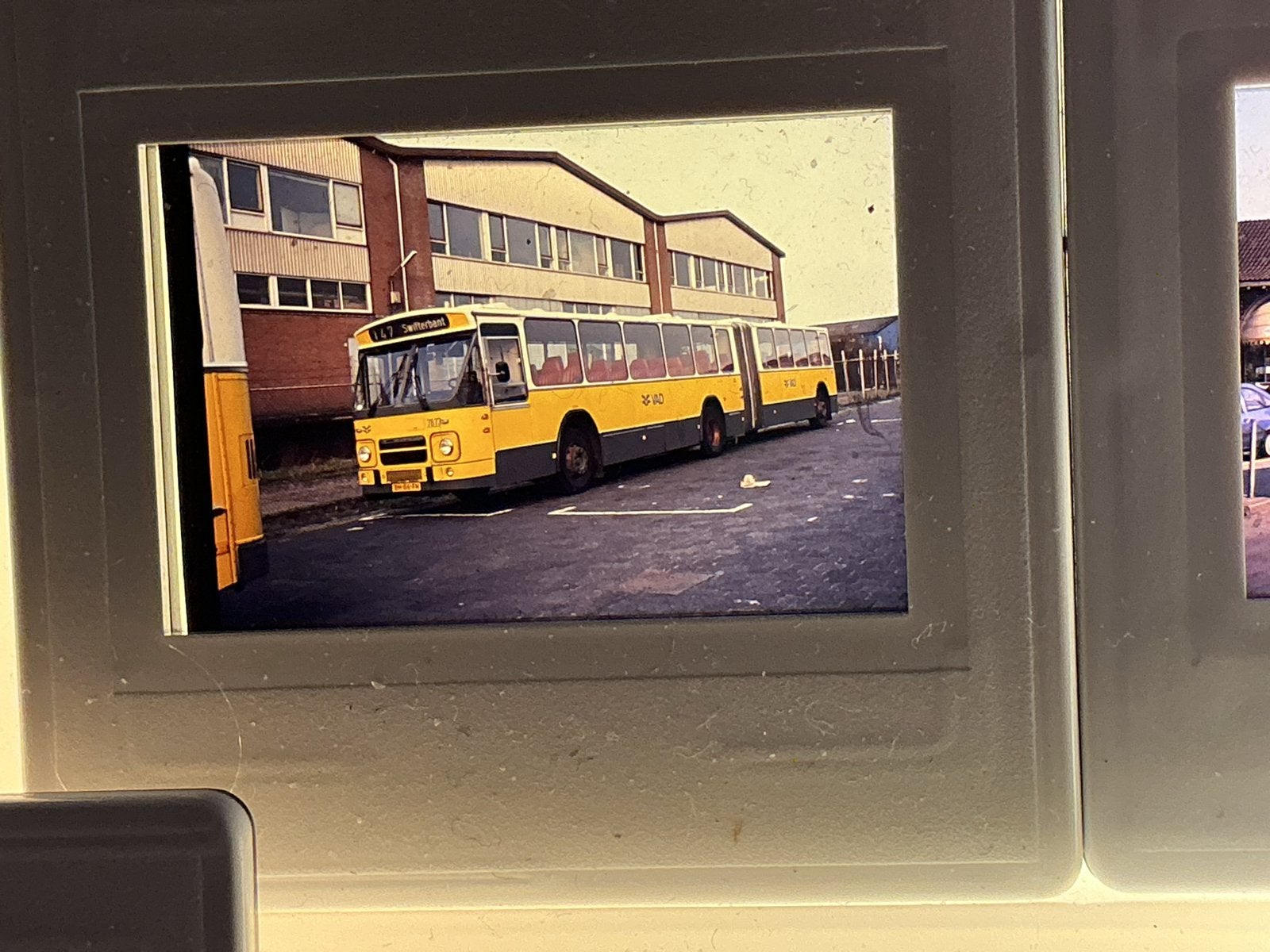 VAD oude dia gelede bus richting Swifterbant, Verzenden, Zo goed als nieuw, Bus of Metro, Overige typen