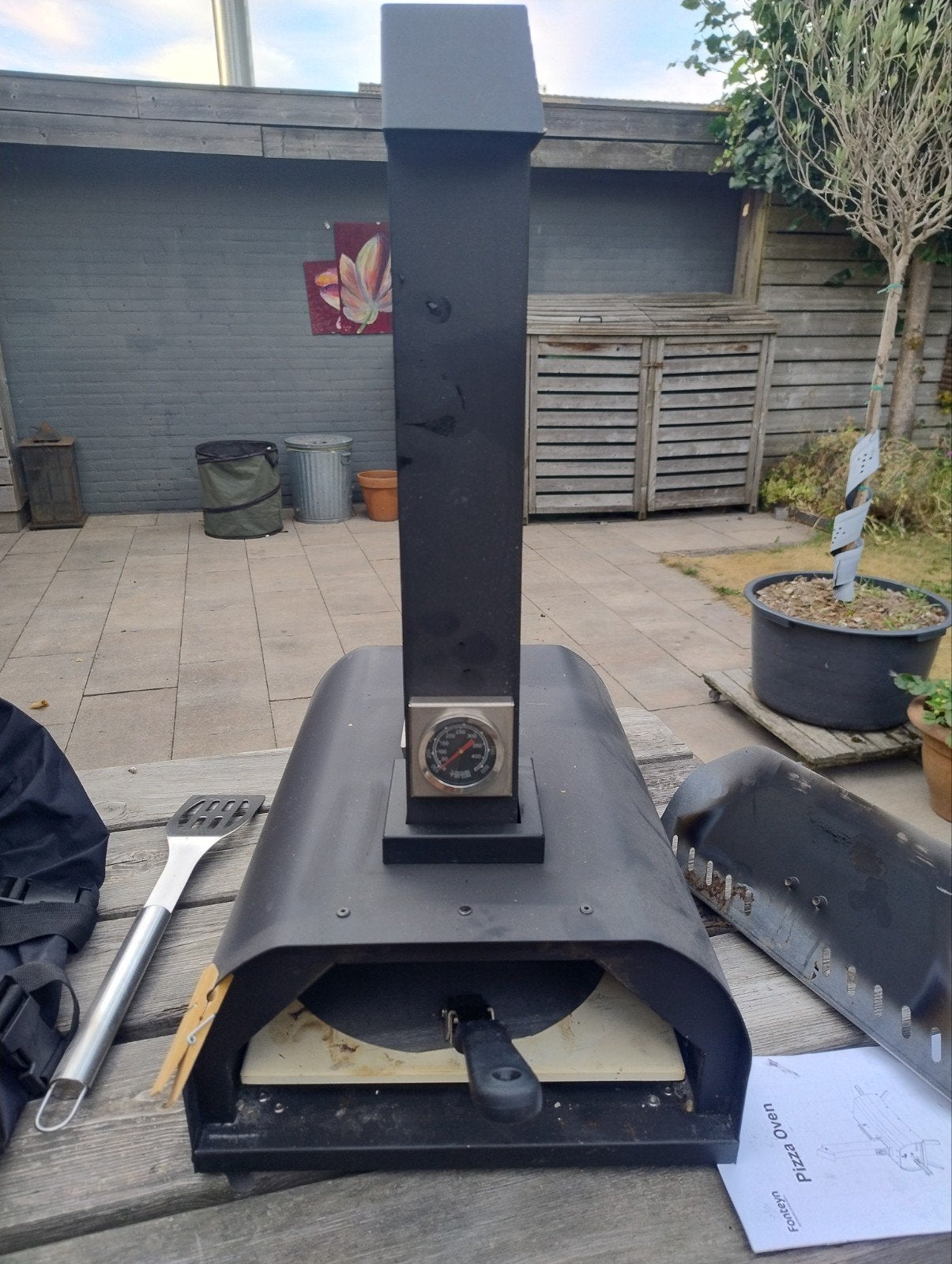pellet pizza oven van fonteyn, Ophalen, Zo goed als nieuw, Fonteijn