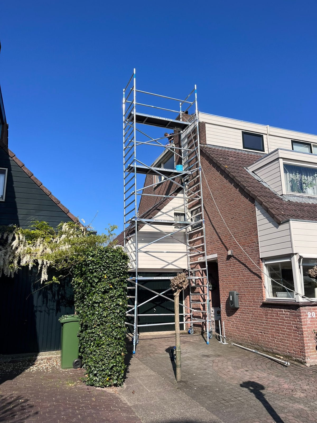 Te huur rolsteiger 6 meter & 10 meter, Ophalen, Zo goed als nieuw, Rolsteiger of Kamersteiger, 5 meter of hoger