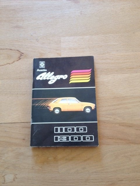 Austin Allegro 1100 1300 Instructieboekje 1973 NL, Ophalen of Verzenden