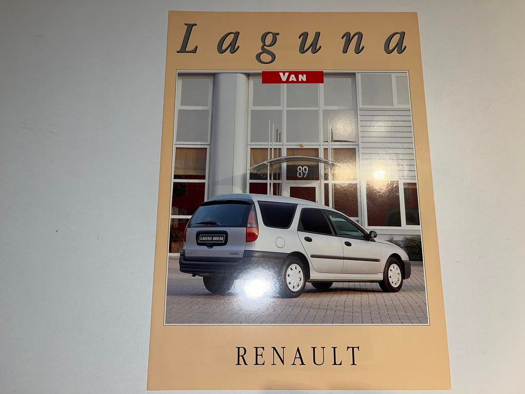 Folder Renault laguna Van 1996, Ophalen of Verzenden, Renault