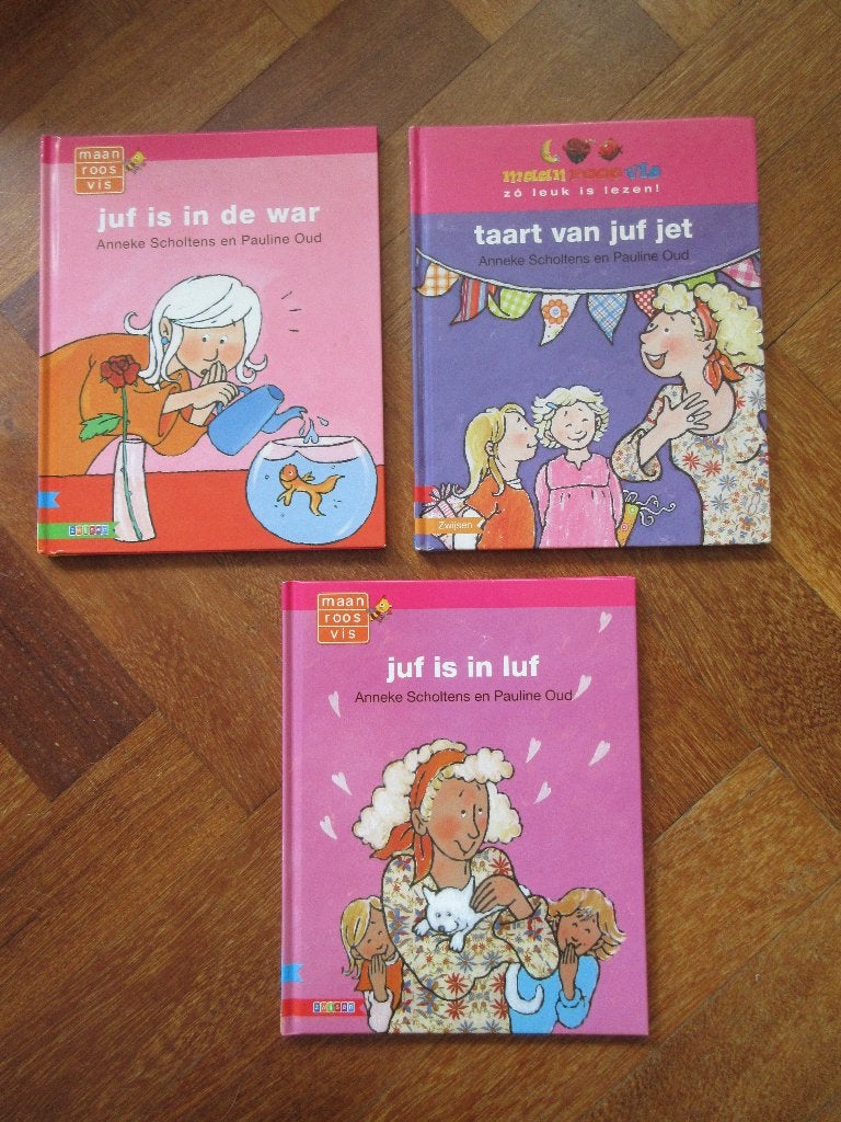 3 x boeken Maan Roos Vis Avi M3, Ophalen of Verzenden, Gelezen, Fictie algemeen