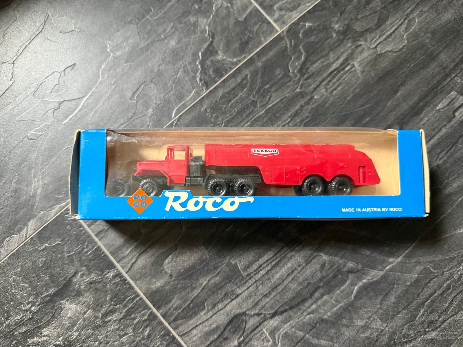 Roco Miniatuurmodel Texaco Tankwagen H0 1400, Overige merken, 1:50 of kleiner, Ophalen of Verzenden, Zo goed als nieuw