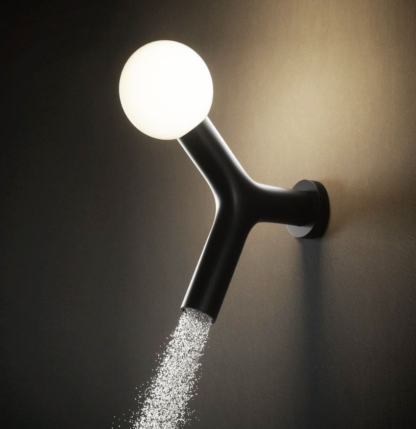 Antonio Lupi Appolo 2 design hoofddouche met LED,  mat zwart, Niet ingevuld, Niet ingevuld, Nieuw, Ophalen of Verzenden