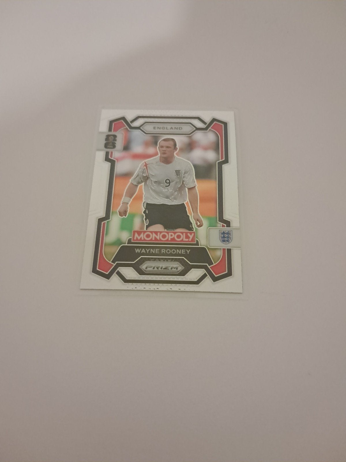 Wayne Rooney Monopoly Prizm Spelerskaart Engeland, Ophalen of Verzenden, Zo goed als nieuw, Buitenlandse clubs, Spelerskaart