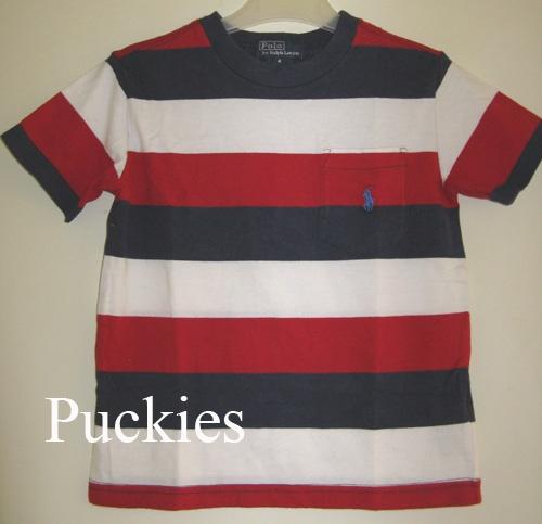 Maat 74 Ralph Lauren t-shirt navy/wit/rood NIEUW (8971).a, Nieuw, Ophalen of Verzenden, Jongetje, Ralph Lauren