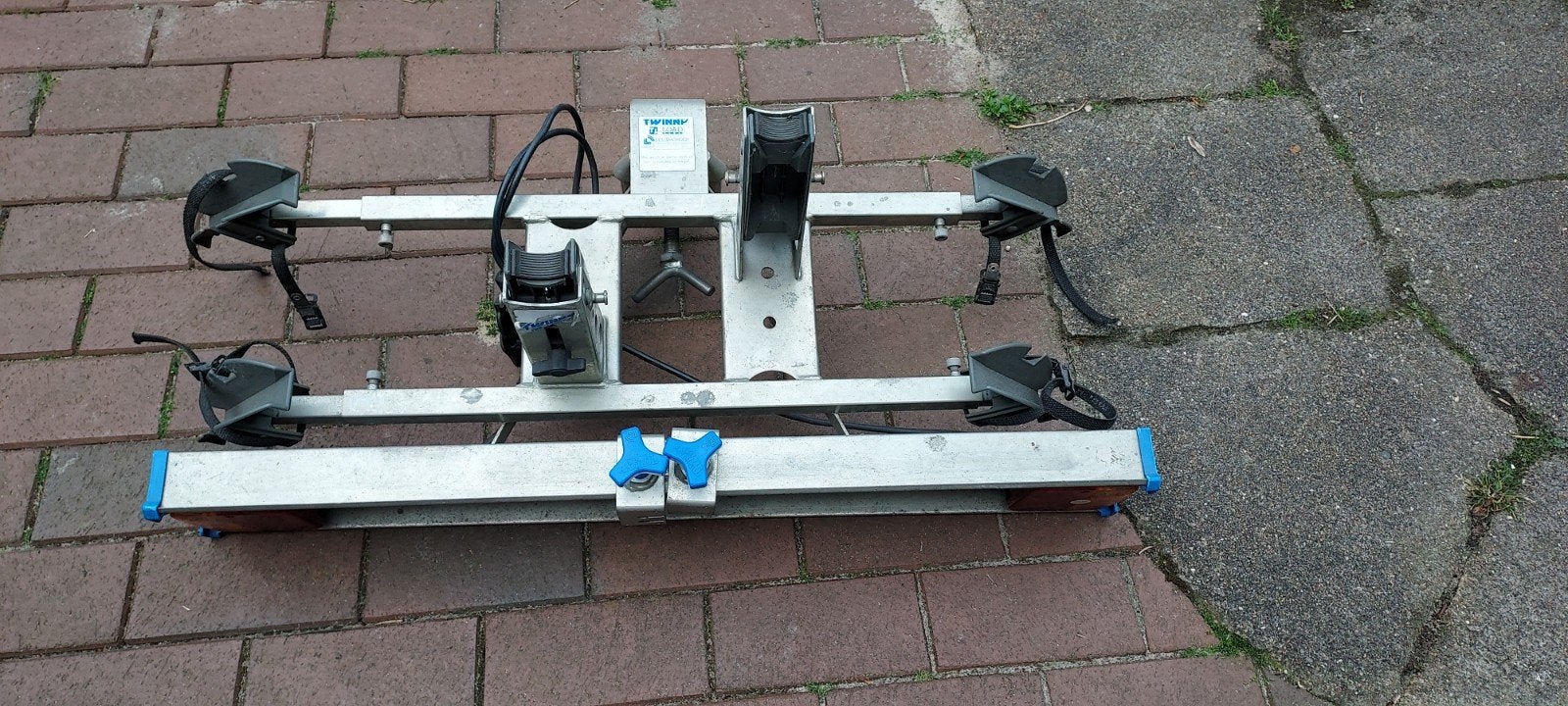 Originele Twinny Load fietsendrager met 2 koppelstukken, Ophalen, 2 fietsen, Gebruikt, Trekhaakdrager