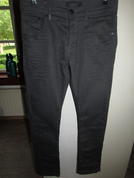 F1673 SMOG mt W32 jeans donkergrijs model Jay, Verzenden, W32 (confectie 46) of kleiner, Smog, Zo goed als nieuw