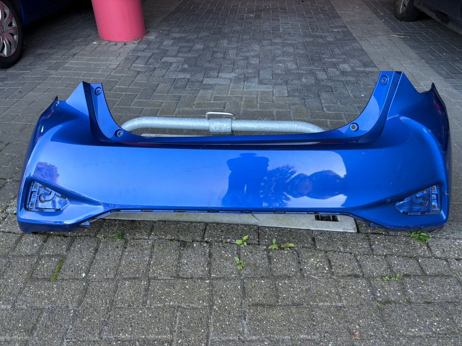 Toyota yaris 2019 hybrid bumper blauw, Auto-onderdelen, Ophalen, Gebruikt, Toyota, Achter