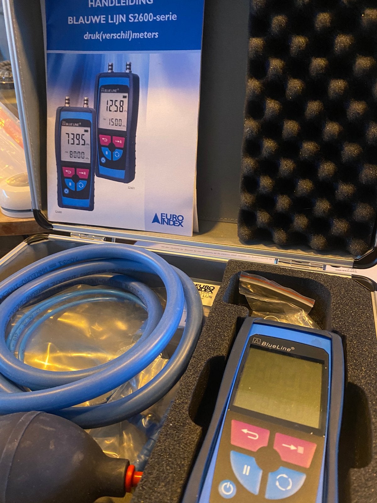 Gas drukmeter, Ophalen, Nieuw